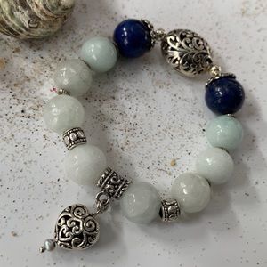 Gemstone bracelet w. Lapis lazuli